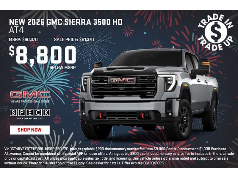 2026 GMC Sierra 3500 HD AT4