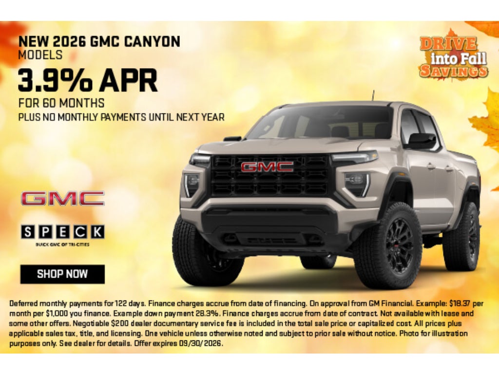 2026 GMC Canyon Elevation