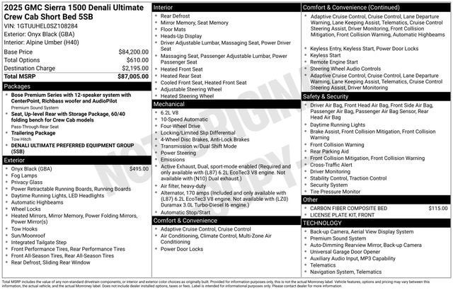 2025 GMC Sierra 1500 Denali Ultimate