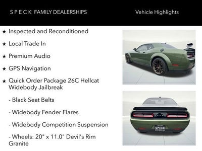 2023 Dodge Challenger SRT Hellcat Widebody Jailbreak