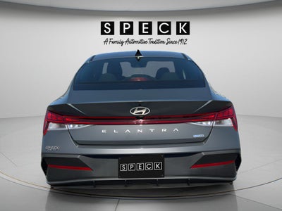 2025 Hyundai Elantra Hybrid Blue