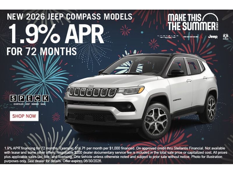 2026 Jeep Compass COMPASS LATITUDE ALTITUDE 4X4