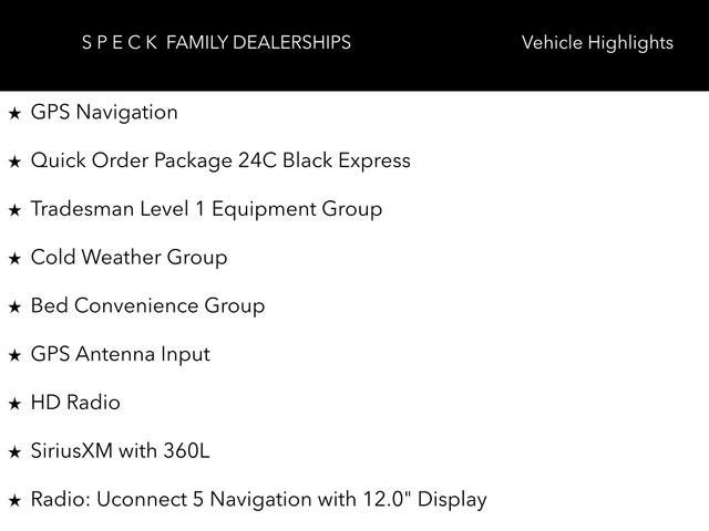 2026 RAM Ram 2500 RAM 2500 BLACK EXPRESS CREW CAB 4X4 6'4' BOX