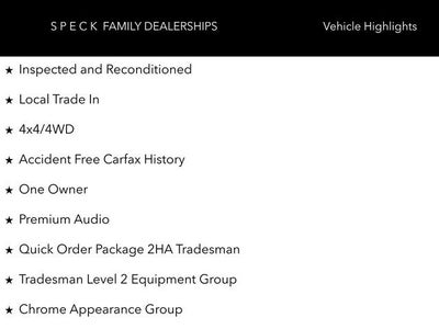 2022 RAM 2500 Tradesman Crew Cab 4x4 6'4' Box