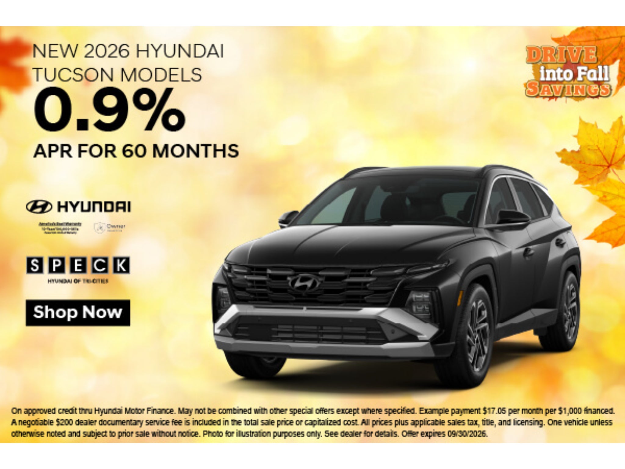 2026 Hyundai Tucson Blue SE