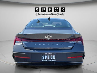 2026 Hyundai Elantra Hybrid Blue