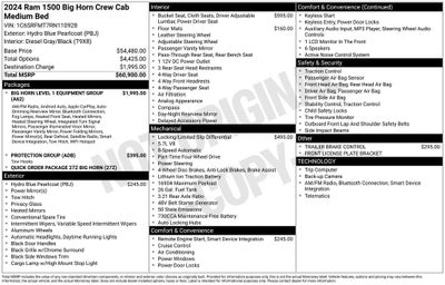 2024 RAM 1500 Big Horn/Lone Star