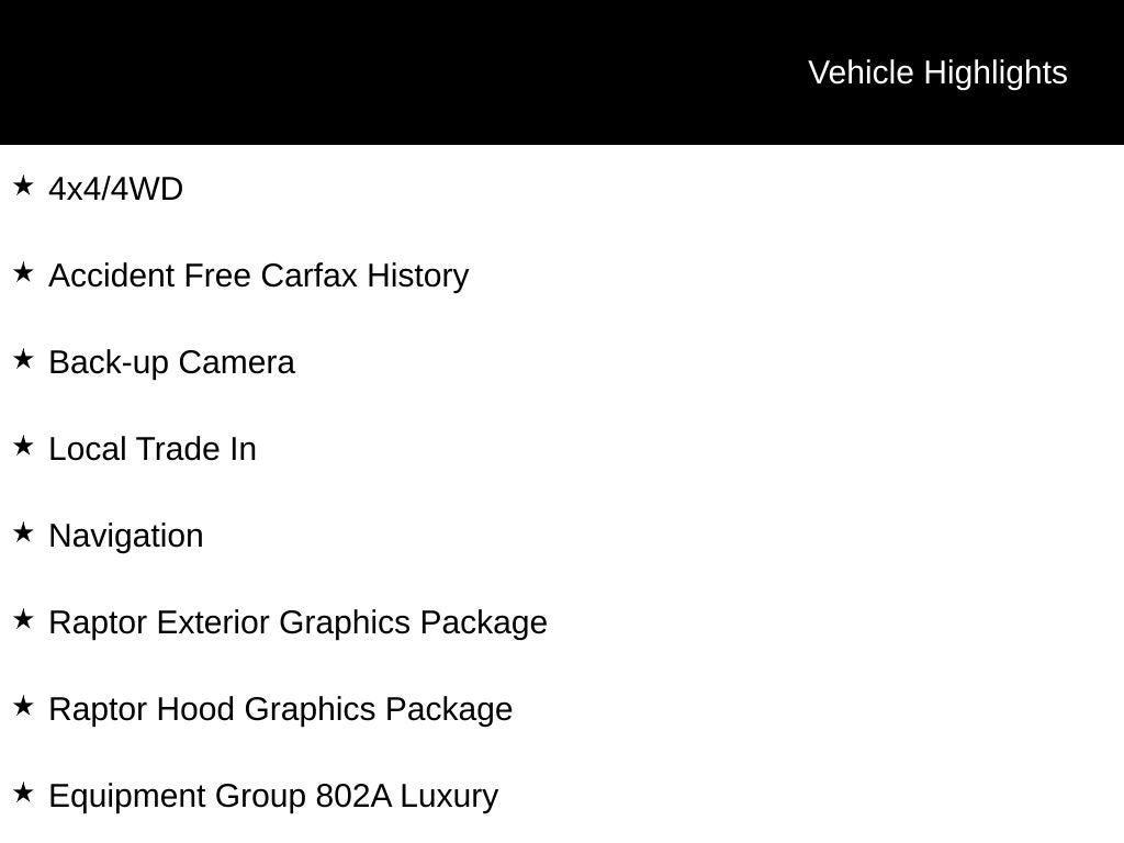 2020 Ford F-150 Raptor
