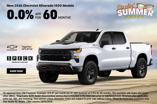 0 apr for 60 months chevy silverado 1500