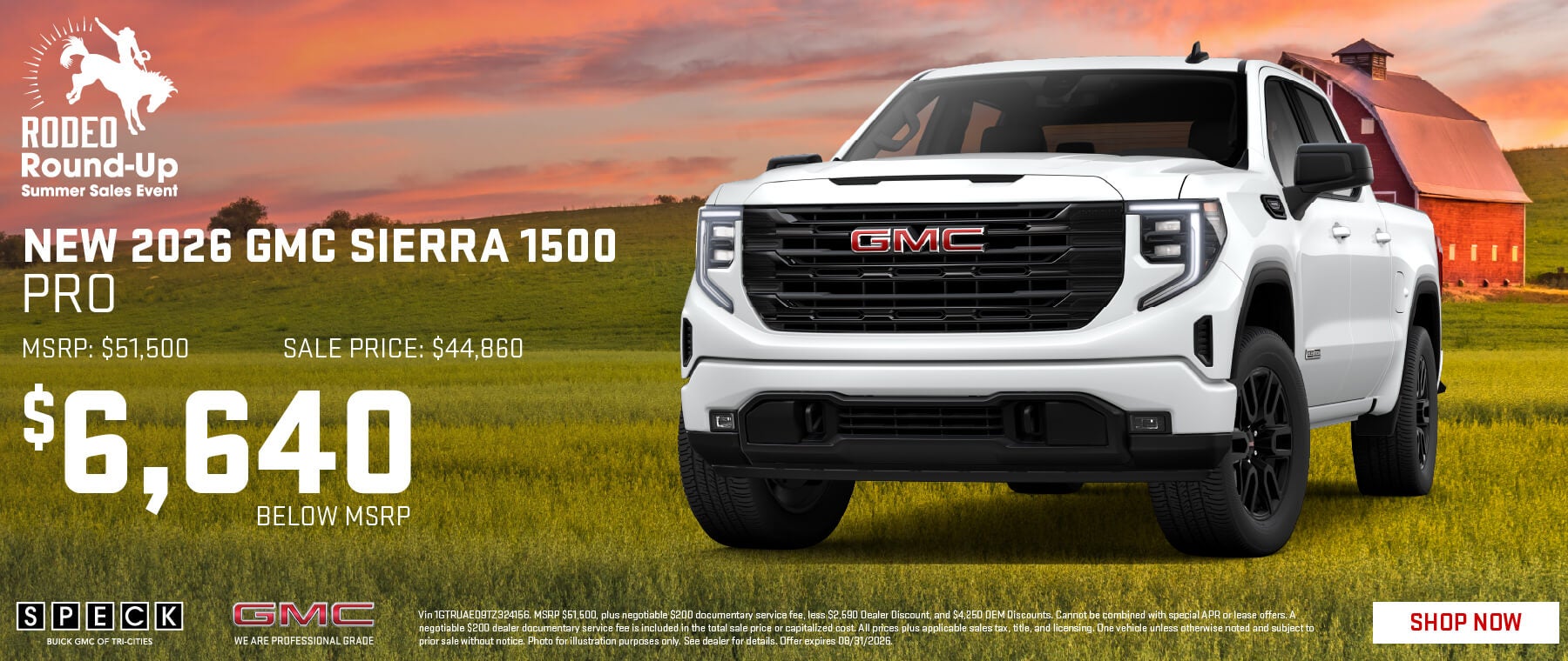 6040 off msrp new 2026 gmc sierra 1500