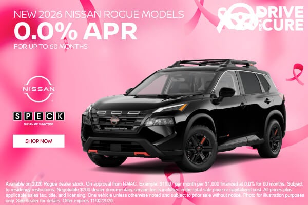 0 apr for 60 months new nissan rogue