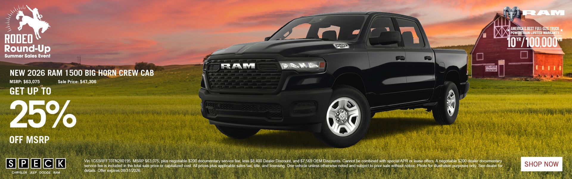 25 percent off msrp ram 1500