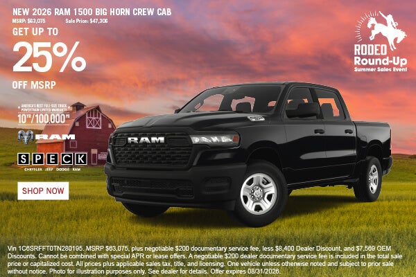 25 percent off msrp ram 1500