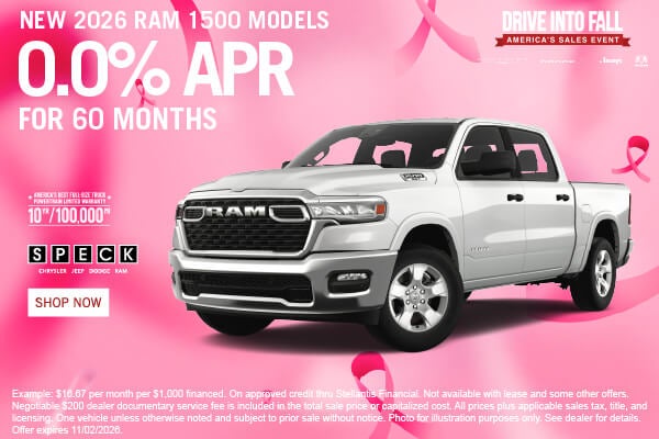 0 apr for 60 months new ram 1500