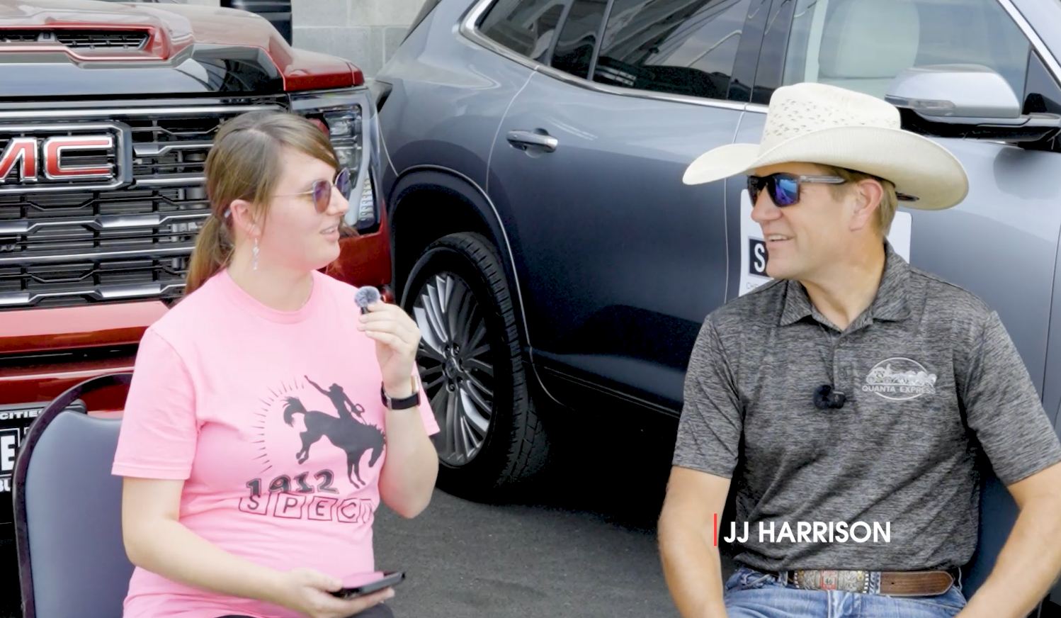 kim interviewing rodeo clown jj harrison