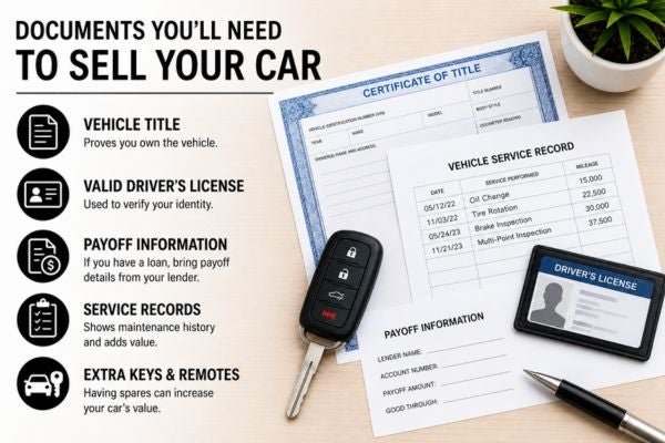 documents to bring when buying a car